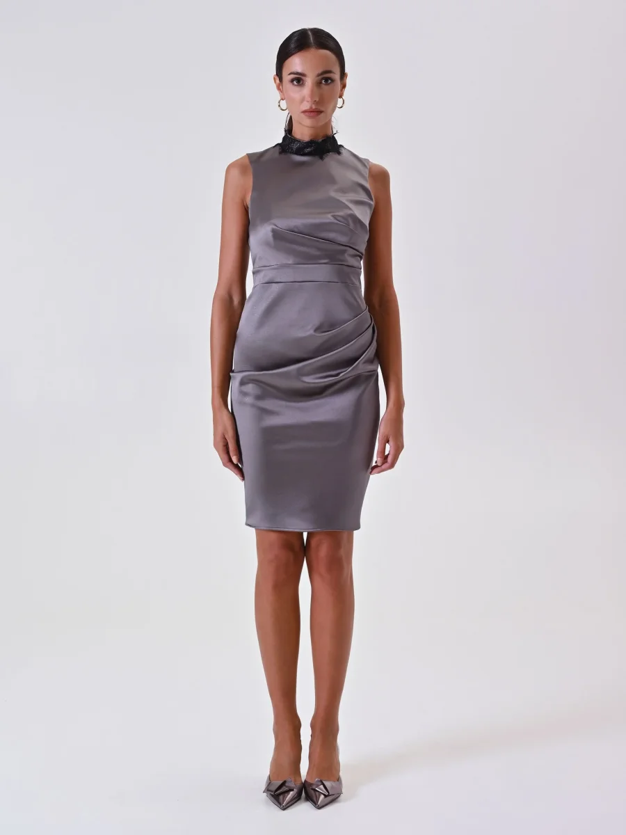 Tubino in Raso Grigio – Image 4