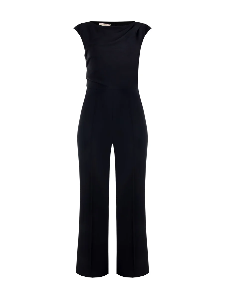 Tuta nera curvy con scollo asimmetrico – Image 6