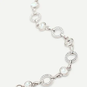 Cintura a catena argento con cristalli