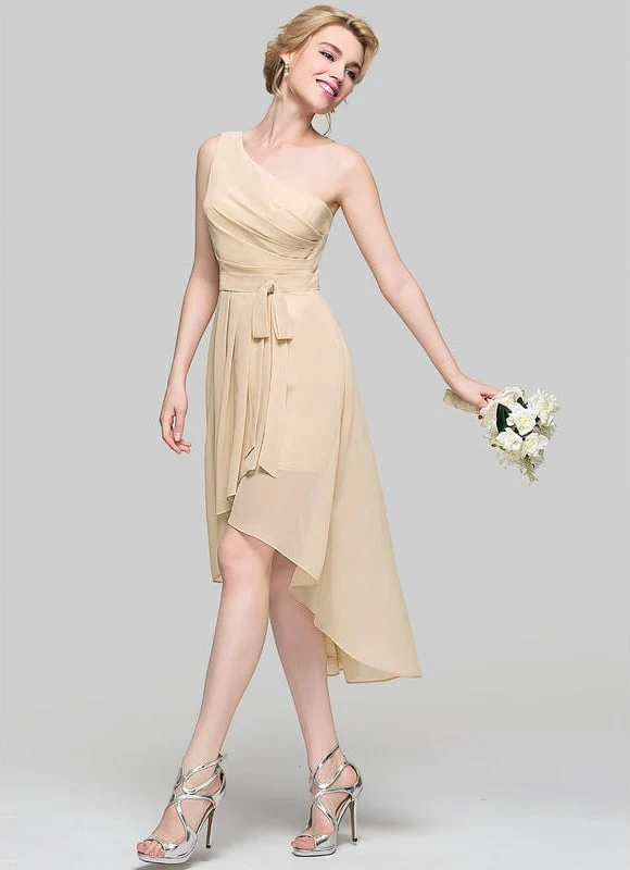 Robe Asymétrique Champagne – Image 8