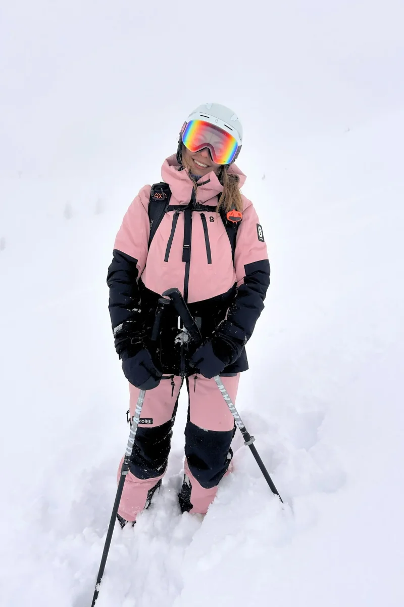 Veste de ski Lynx Sakura Pink – Femmes – Image 8