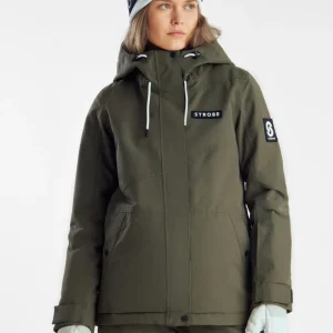 Veste de ski Aura Olive Green – Femmes