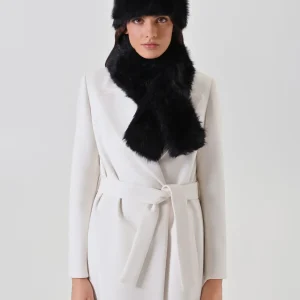 Colbacco effetto pelliccia nero