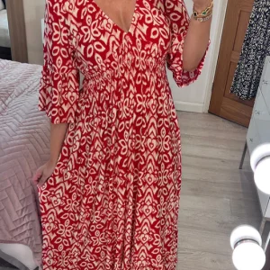 Zénaïde - Robe Maxi Avec Col En V Et Jupe Fluide Pour Une Allure Estivale