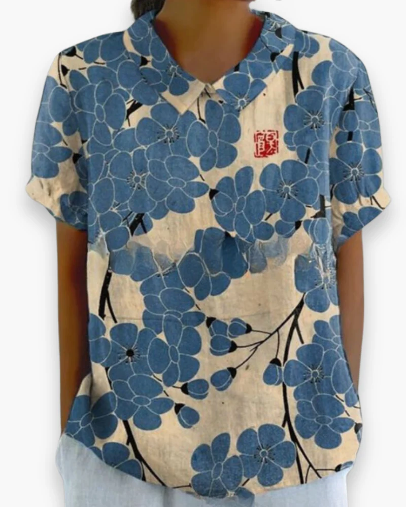 Chemisier à fleurs décontracté pour femmes | Léger et confortable – Image 9