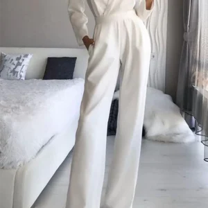 Hortense - Combinaison Élégante Avec Col Classique Et Coupe Structurée