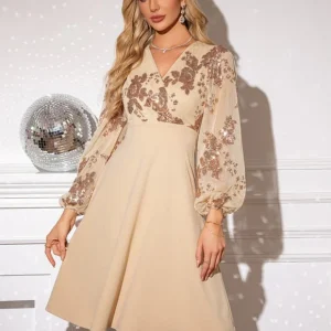 Robe Champagne Paillette