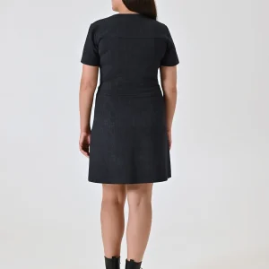 Tubino Punto Milano Fammato Curvy effetto Denim