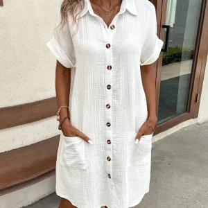 Léa - Robe Chemise Légère