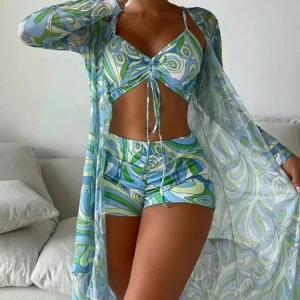 Chloé - Set De Bain 3 Pièces Élégante Et Absorbante