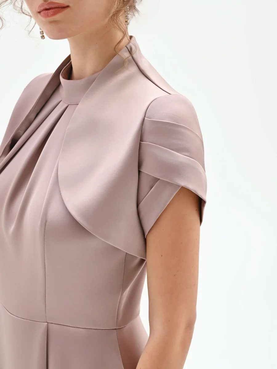 Coprispalla atelier rosa blush in raso – Image 5