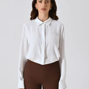 Camicia Bianca Cropped