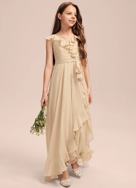 Robe Ceremonie Femme Champagne