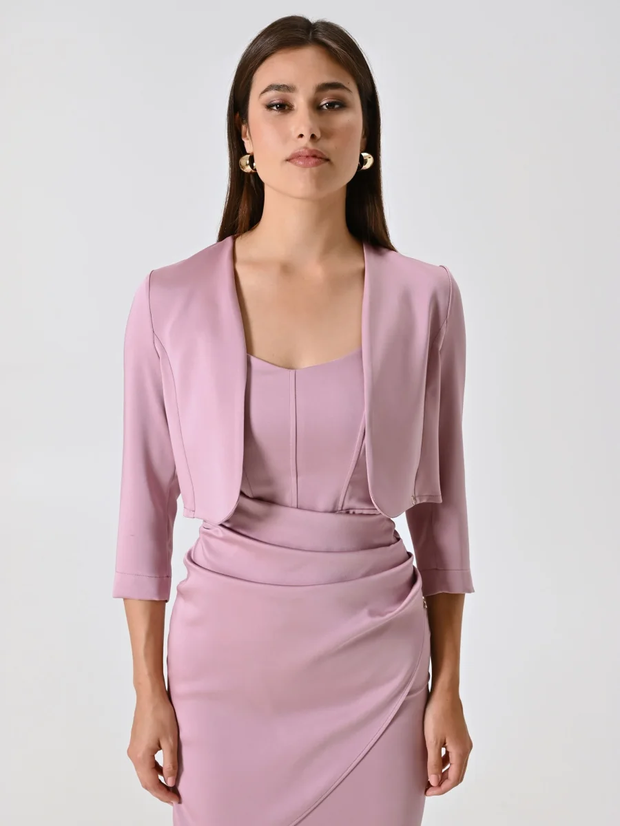 Coprispalle in Raso Rosa Malva – Image 3