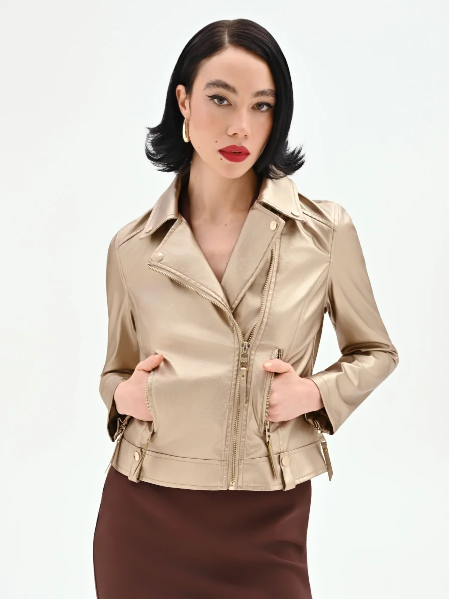 Chiodo laminato oro – Image 4