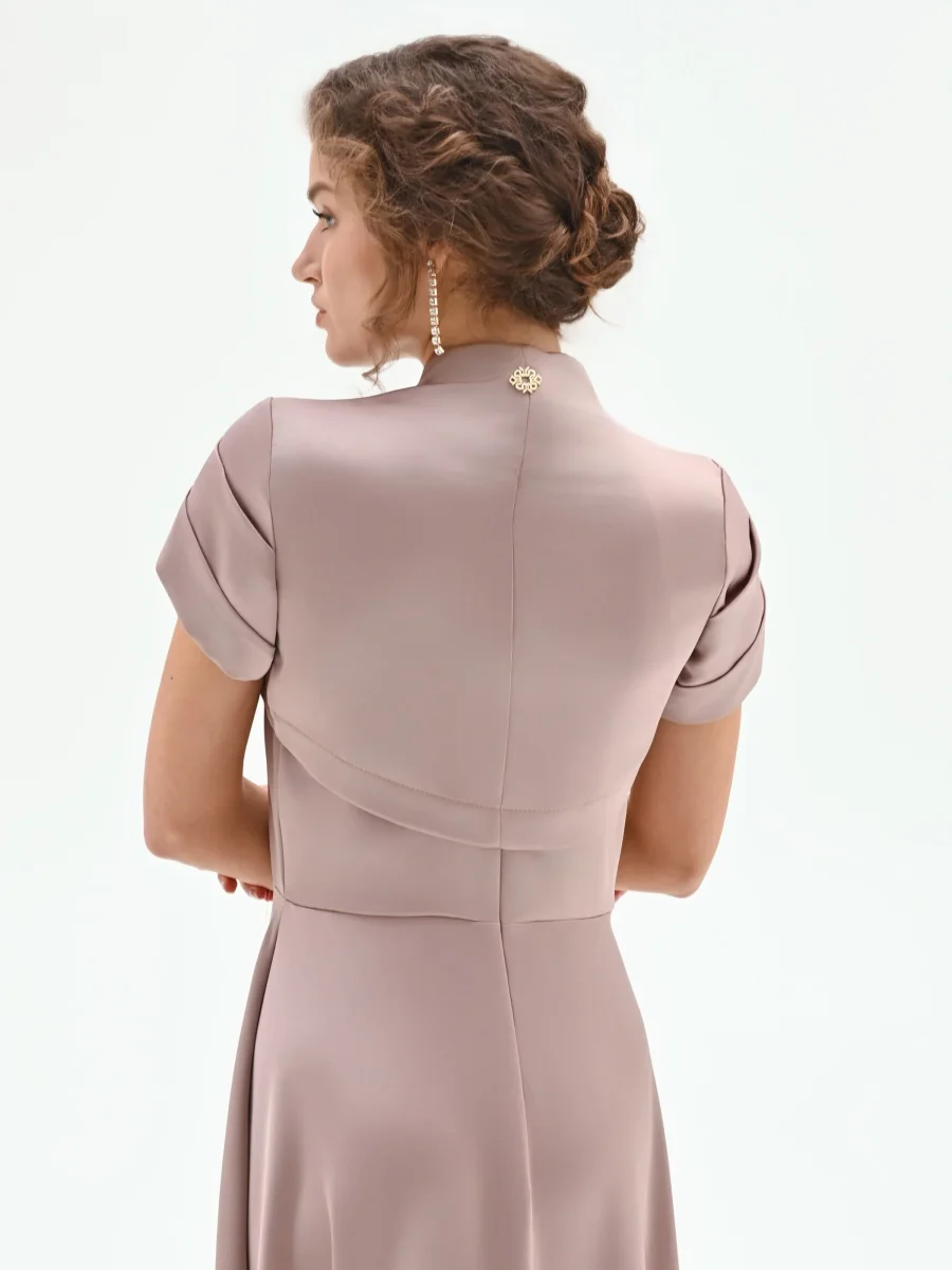 Coprispalla atelier rosa blush in raso – Image 4