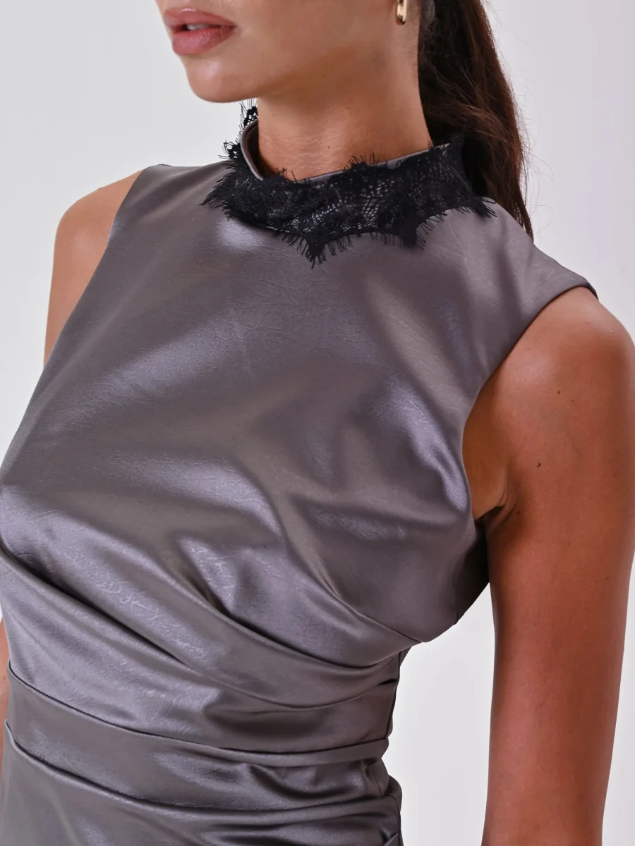 Tubino in Raso Grigio – Image 5