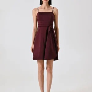 Abito a Ruota Bordeaux