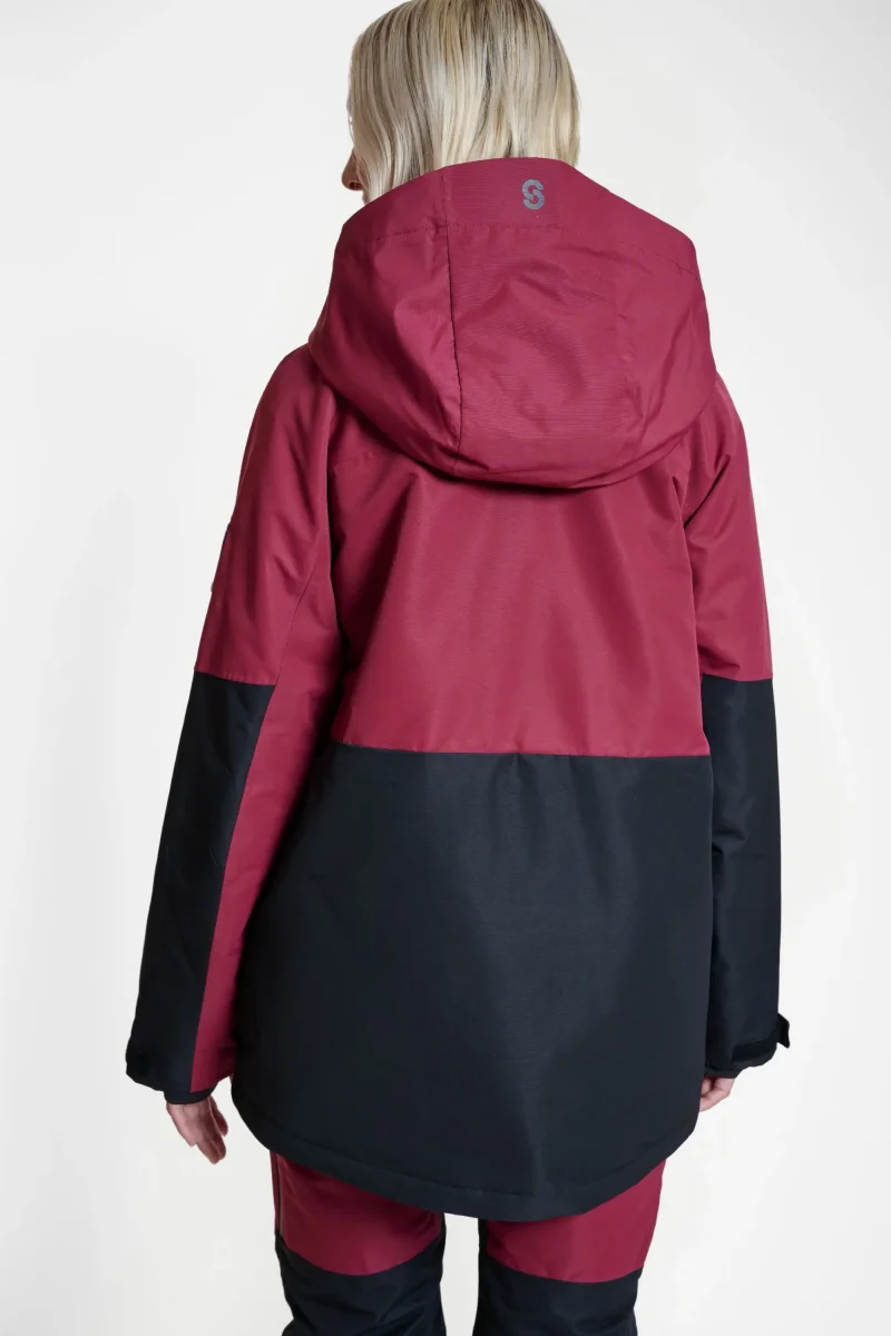 Veste de ski Lynx Burgundy – Femmes – Image 5