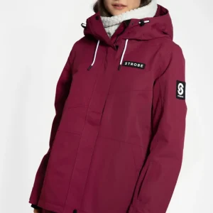 Veste de ski Aura Burgundy – Femmes