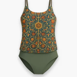 Tankini imprimé pour Femme | Élégant et Soutenant