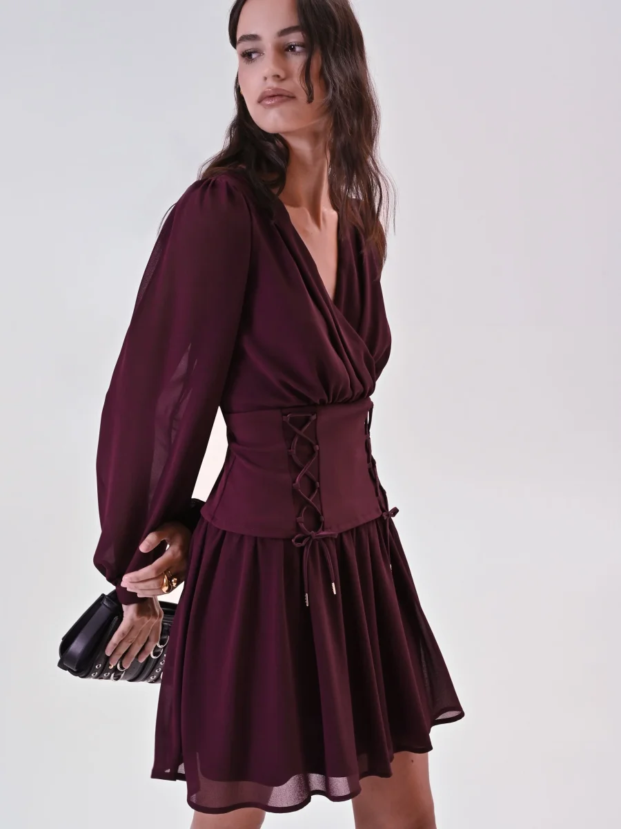 Abito Bustier in Georgette – Image 7