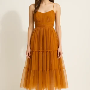 Robe Orange Brique