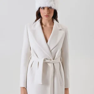 Colbacco bianco effetto pelliccia