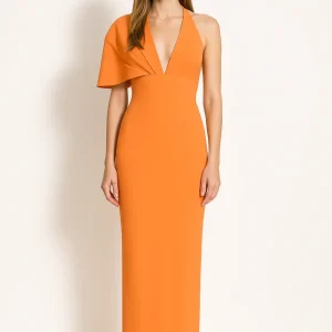 Robe Chemise Longue Orange