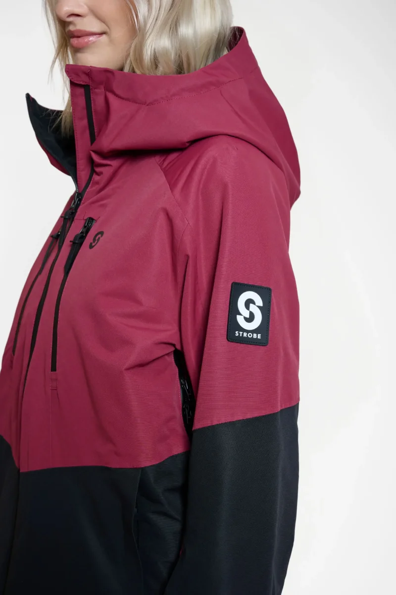 Veste de ski Lynx Burgundy – Femmes – Image 7