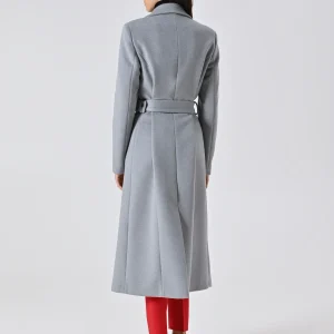Cappotto Vestaglia Midi Grigio
