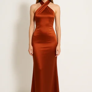 Robe De Soirée Longue Orange