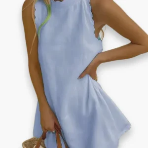 Robe Sans Manches Pour Journées Ensoleillées | Mini Fluide
