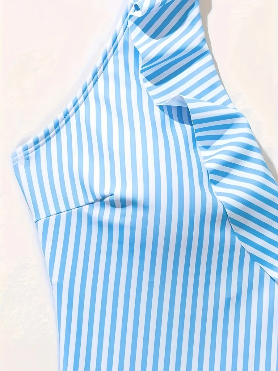 Léa - Maillot De Bain Rayé Élégant Et Moderne – Image 5