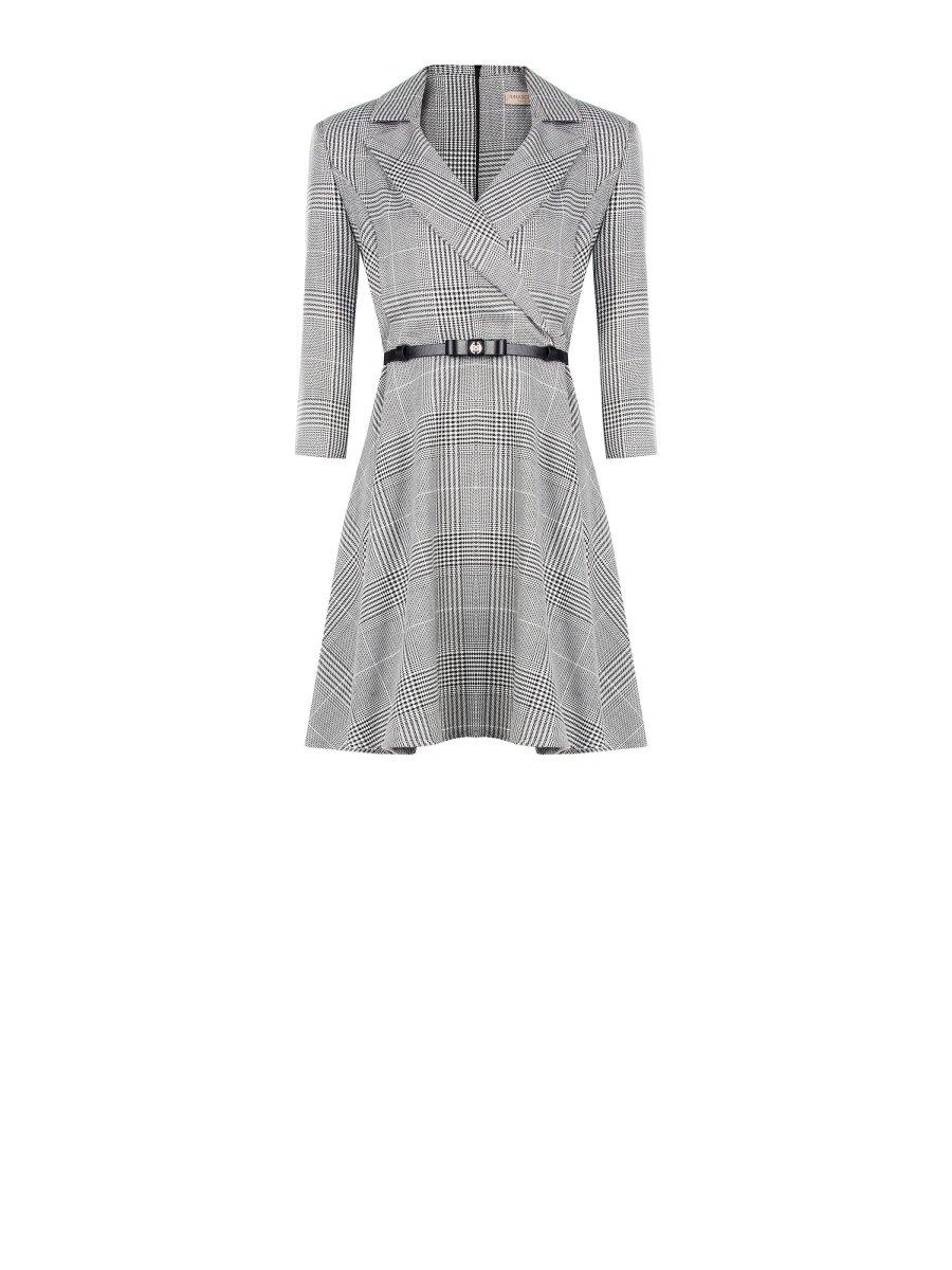 Abito Check su Pied de Poule – Image 6