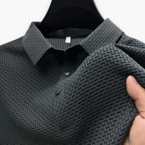 Polo Texturé Chic pour Homme | Élégance Moderne