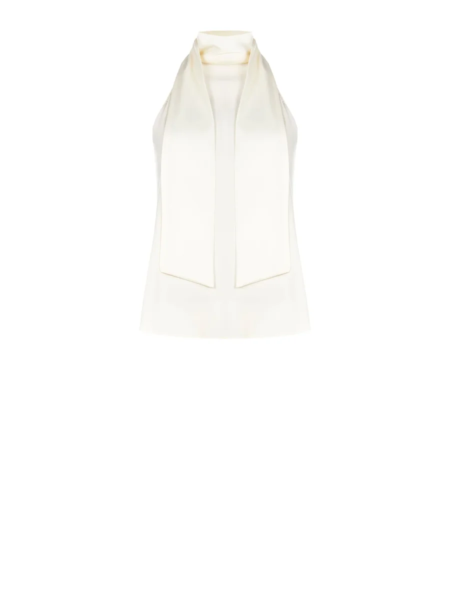 Top panna con scollo all'americana – Image 7