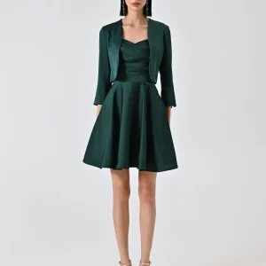 Coprispalle in Raso Verde