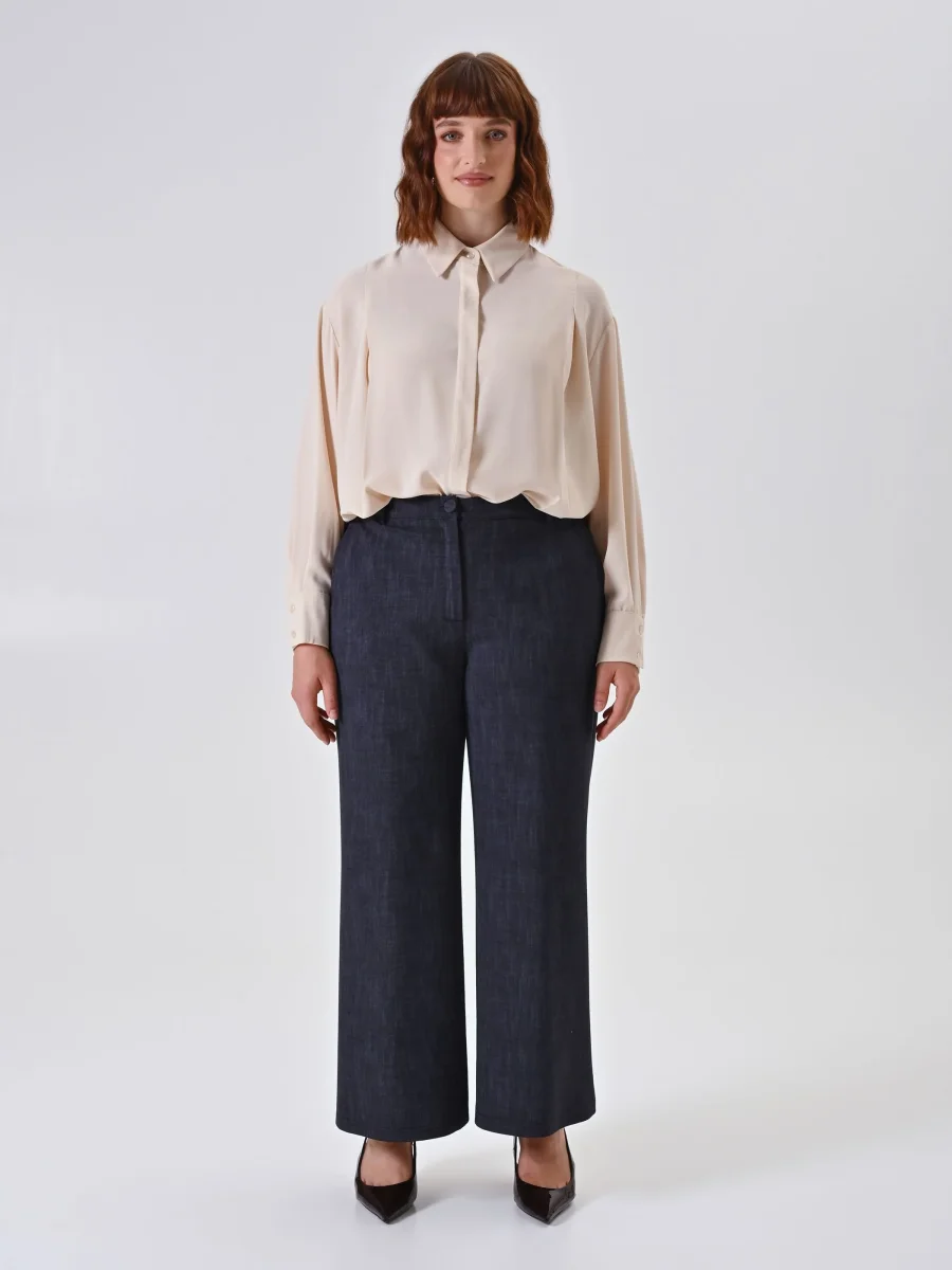 Giacca Curvy Nera Doppiopetto – Image 2