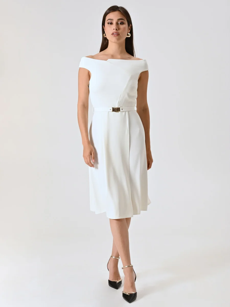 Abito Bianco off-the-Shoulders – Image 3