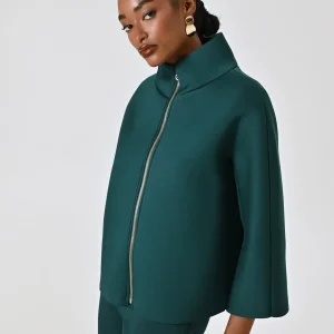 Cappa Verde in Tessuto Scuba