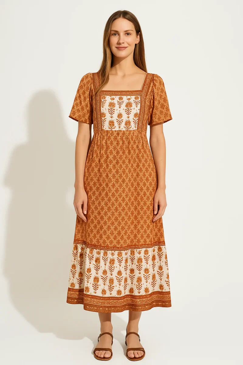 Robe Boheme Orange – Image 2