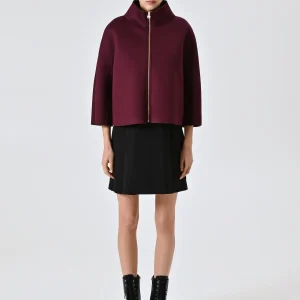 Cappa Bordeaux  in Tessuto Scuba