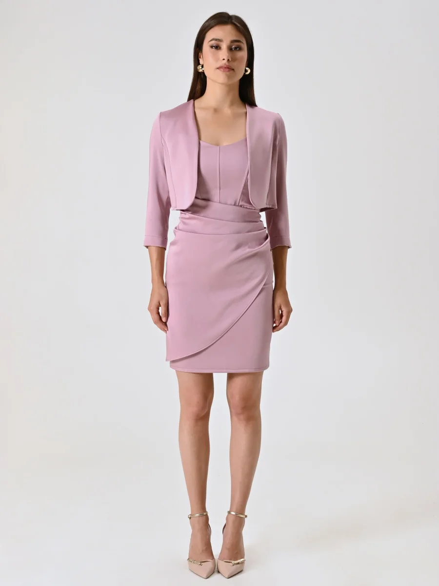 Coprispalle in Raso Rosa Malva – Image 6