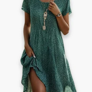 Robe d’Été Fluide pour Femme | Midi Élégante