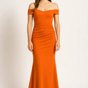 Robe Orange Chic Élégante