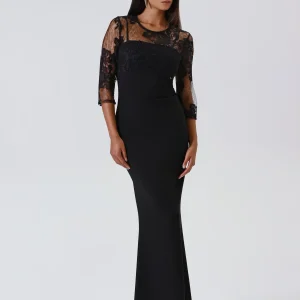 Abito con Blusa in Pizzo Rebrodé