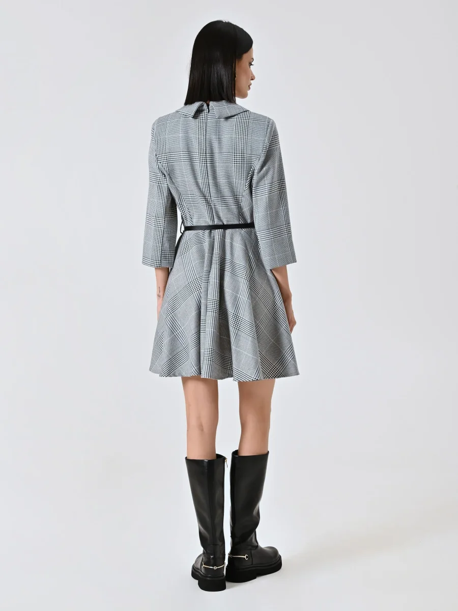 Abito Check su Pied de Poule – Image 5