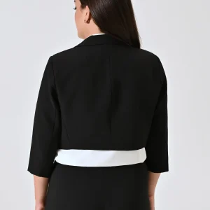 Giacca Corta Curvy Nera