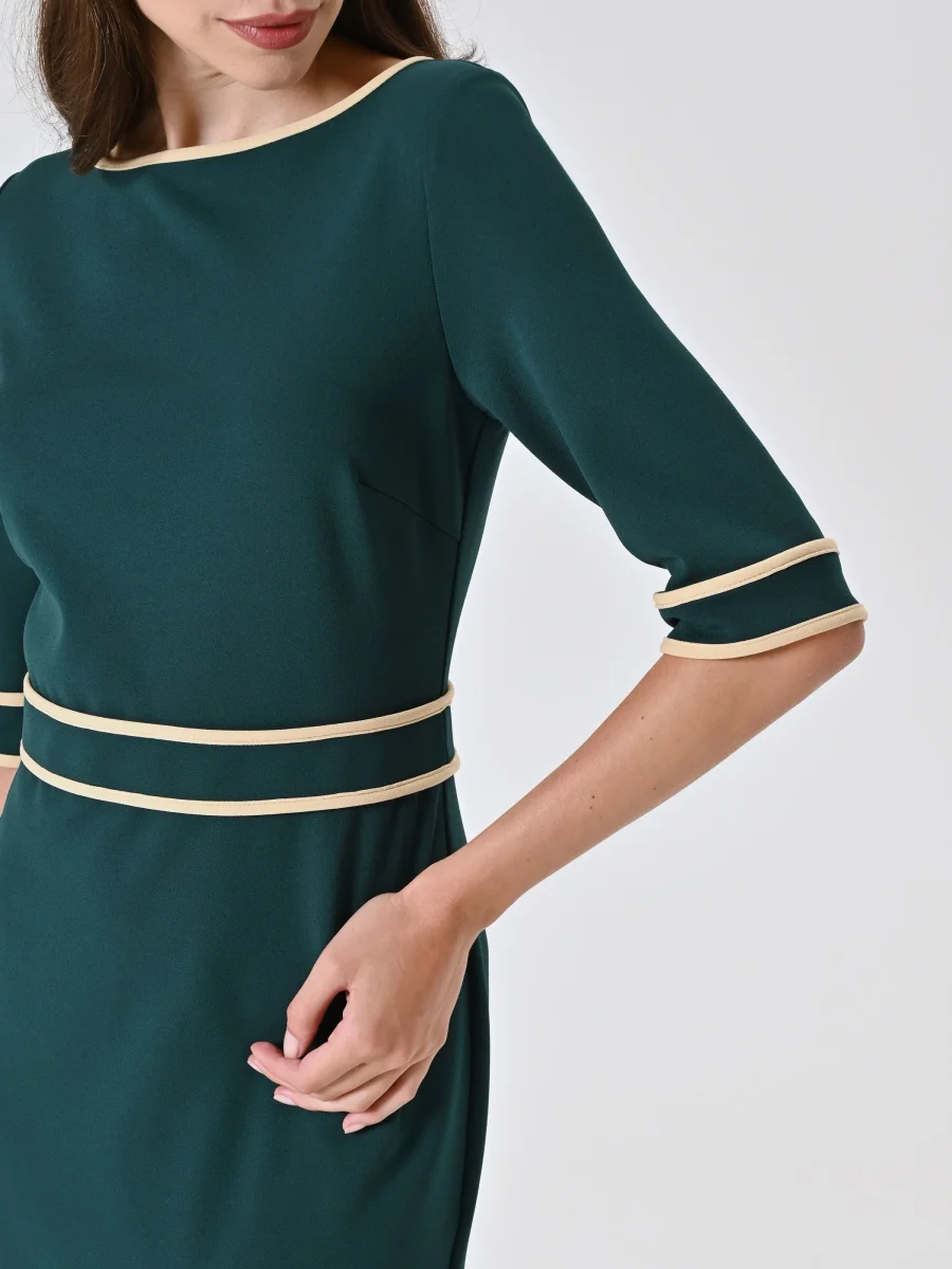 Tubino Verde con Piping – Image 3